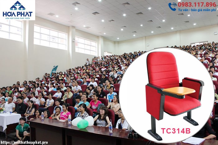 Ghế hội trường Hòa Phát dành cho giảng đường