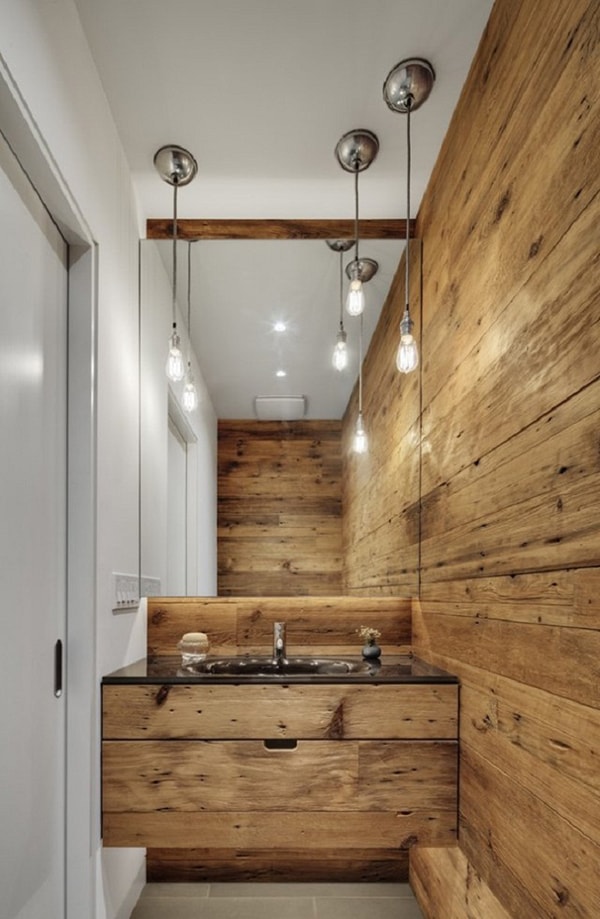 Dùng đồ nội thất gỗ trong phòng tắm, tại sao không?