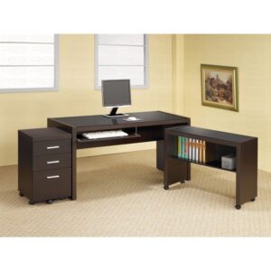 Mẫu bàn làm việc gỗ Laminate DK-BLN002