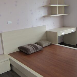 Mẫu giường gỗ laminate DK G004