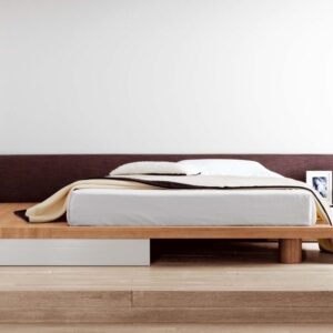 Mẫu giường gỗ laminate DK G008