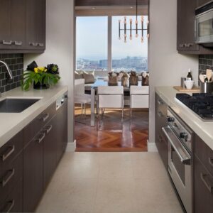 Mẫu Tủ bếp laminate DK TB006