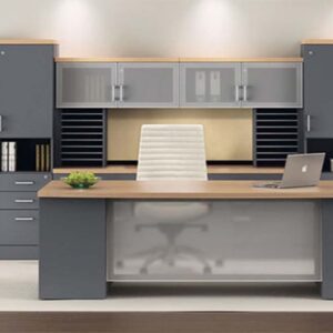 Mẫu bàn làm việc gỗ Laminate DK-BLN001