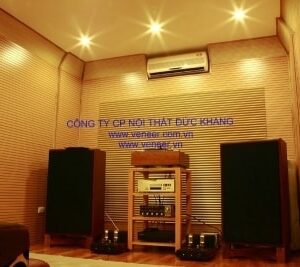 Ốp gỗ veneer tiêu âm TA039