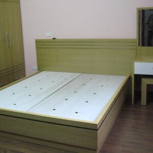 Mẫu giường gỗ laminate DK G005