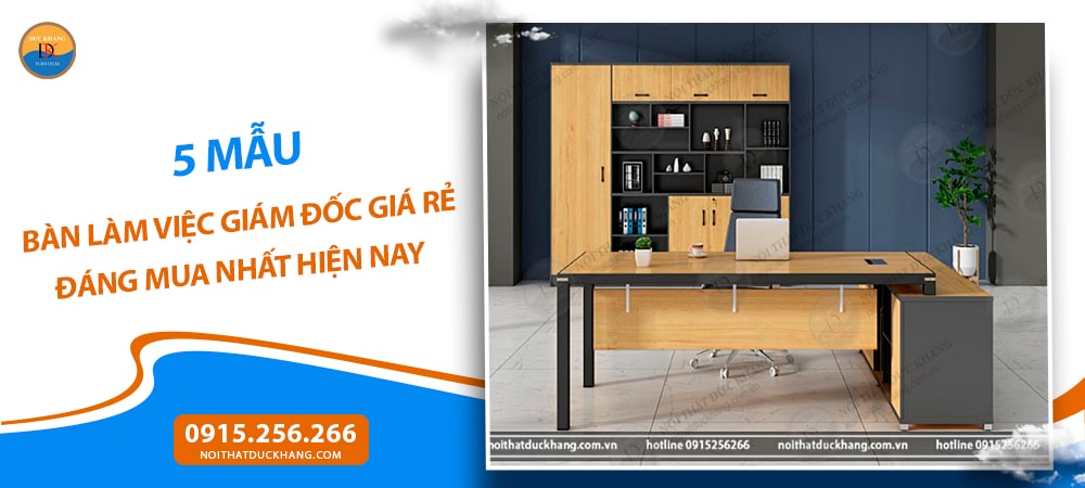 Bàn làm việc giám đốc giá rẻ 1m6 chữ L chân sắt, kèm tủ phụ DKBGDHD03 Bàn làm việc giám đốc giá rẻ 1m6 chữ L chân sắt, kèm tủ phụ DKBGDHD03