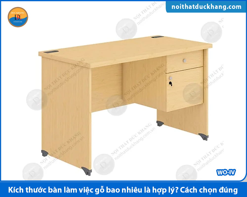 Kích thước bàn làm việc gỗ dạng chữ nhật Kích thước bàn làm việc gỗ dạng chữ nhật