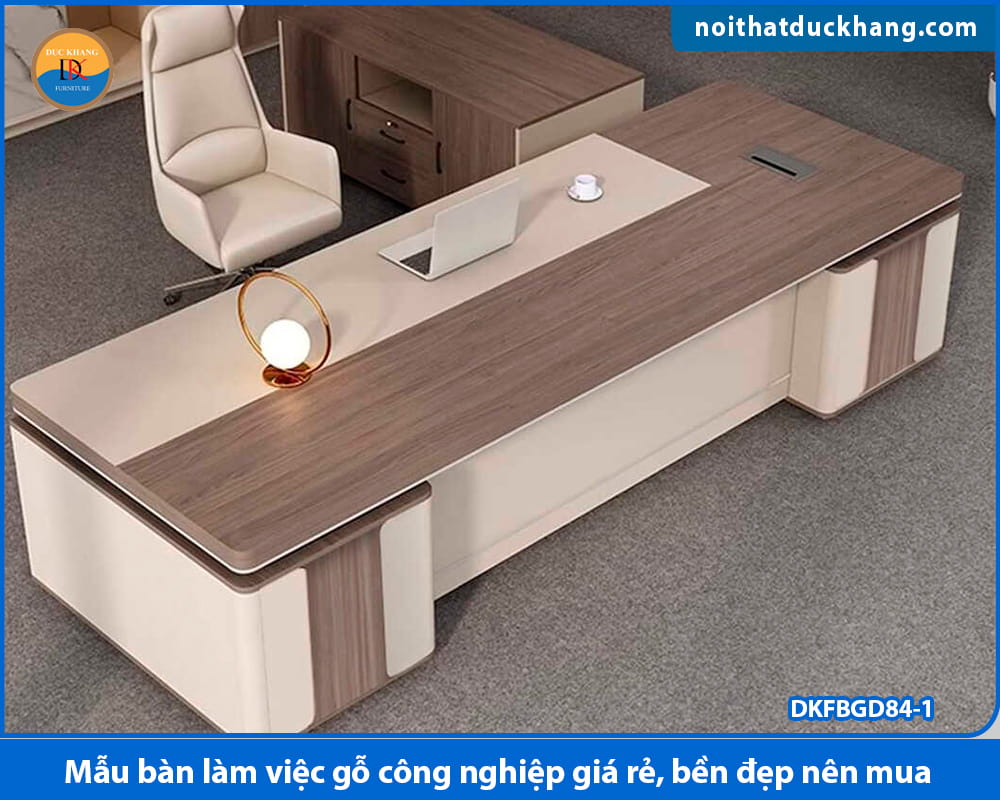 Mẫu bàn làm việc gỗ công nghiệp giá rẻ, bền đẹp nên mua